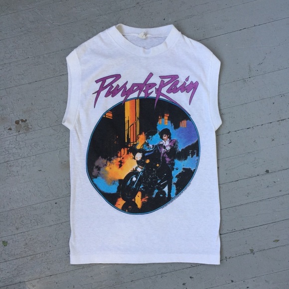 PURPLE RAIN Tops - SOLD 1984 Vintage Prince Purple Rain Shirt